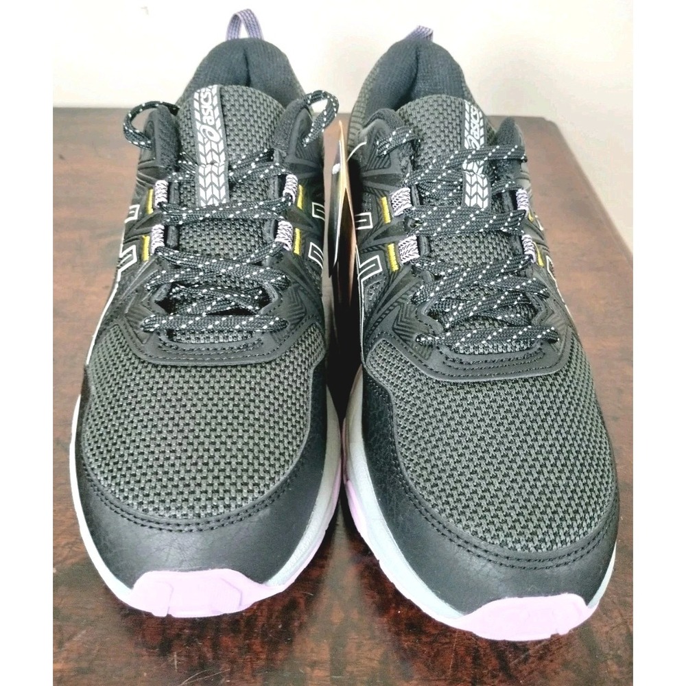ASICS Gel-Venture 8 Trail Running Shoes Black Purple Women's Size 9.5 NWT
